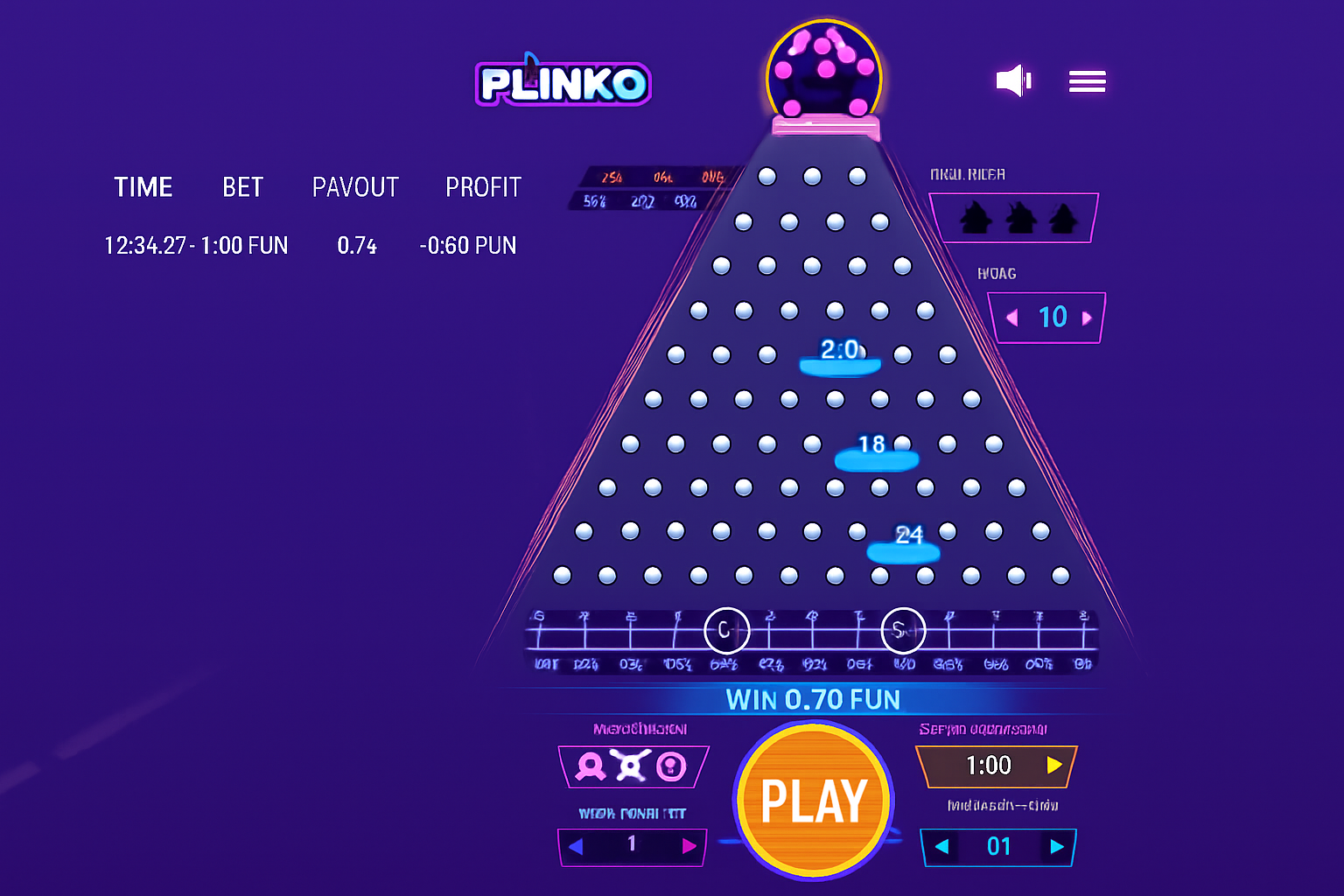 Plinko 2 gameplay